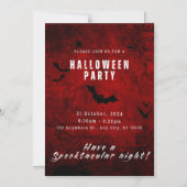 Invitation du parti Halloween (Recto)