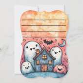 Invitation du parti Halloween 2025 (Dos)