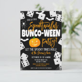 Invitation du parti Halloween Bunco (Debout devant)