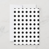 Invitation du parti Halloween Bunco (Dos)