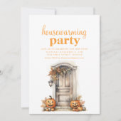Invitation du parti Halloween d'automne (Devant)