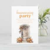Invitation du parti Halloween d'automne (Debout devant)