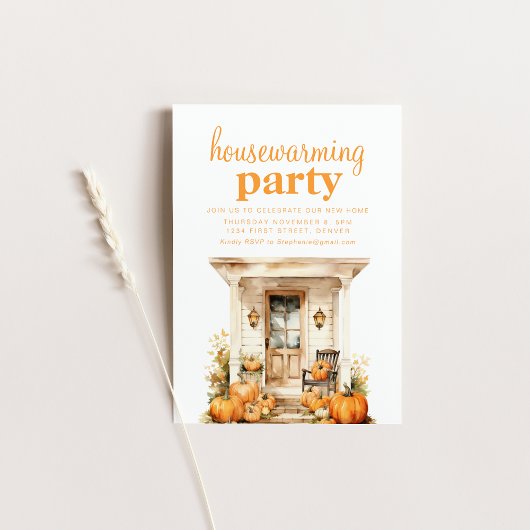 Invitation du parti Halloween d'automne