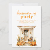 Invitation du parti Halloween d'automne (Devant)