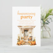 Invitation du parti Halloween d'automne (Debout devant)