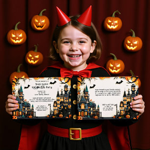 Invitation du parti HALLOWEEN en brique