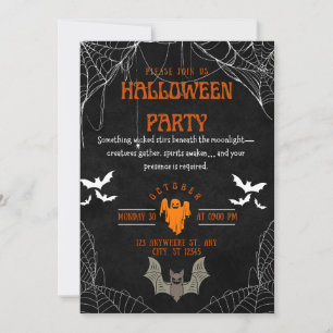 Invitation du parti Halloween Ghost