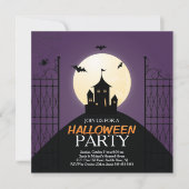 Invitation du parti Halloween House (Devant)