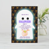 Invitation du parti Halloween Neon (Debout devant)