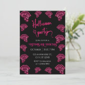 Invitation du parti Halloween Neon Vampire (Debout devant)