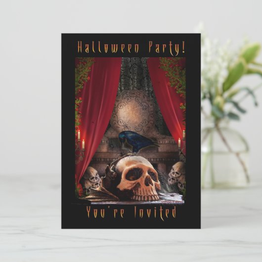 Invitation du parti Halloween - Ravens Den (Debout devant)