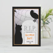 Invitation du parti Halloween RIP Tombstone (Debout devant)