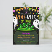 Invitation du parti Hallowen pour enfants (Debout devant)