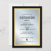 Invitation du parti Hanoukka (Dos)