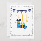Invitation du parti Hanoukka (Dos)
