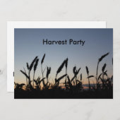 invitation du parti Harvest (Devant / Derrière)