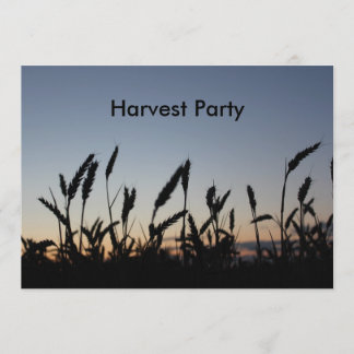 invitation du parti Harvest
