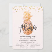 Invitation du parti Hawaiian Aloha Luau (Devant)