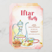 Invitation Du Parti Iftar (Devant / Derrière)