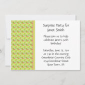 Invitation du parti jaune et rose (Devant)