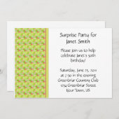 Invitation du parti jaune et rose (Devant / Derrière)