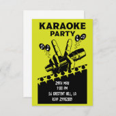 Invitation du parti Karaoke (Devant / Derrière)