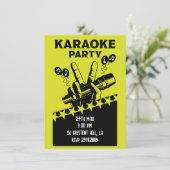 Invitation du parti Karaoke (Debout devant)