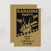 Invitation du parti Karaoke (Devant / Derrière)