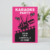 Invitation du parti Karaoke (Debout devant)