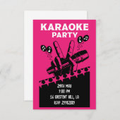 Invitation du parti Karaoke (Devant / Derrière)