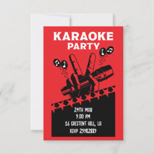 Invitation du parti Karaoke