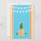 Invitation du parti Luau pour l'anniversaire, la d (Dos)