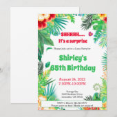 Invitation du parti Luau Surprise (Devant / Derrière)