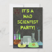 Invitation du parti Mad Scientist (Devant)