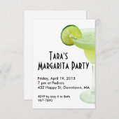 Invitation du parti Margarita (Devant / Derrière)
