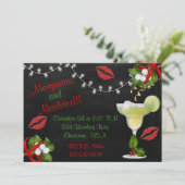 Invitation du parti Margaritas et Mistletoe Lights (Debout devant)