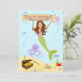 Invitation du parti Mermaid (Debout devant)