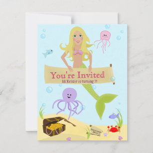 Invitation du parti Mermaid