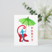 Invitation du parti Mermaid Monkey (Debout devant)