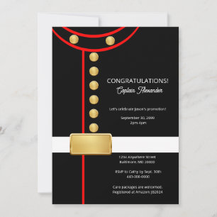 Invitation du Parti Militaire pour la Retraite ou 