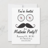 Invitation du parti Mustache (Devant)
