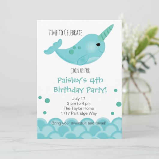 Invitation du parti Narwhal (Debout devant)