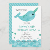 Invitation du parti Narwhal (Devant / Derrière)