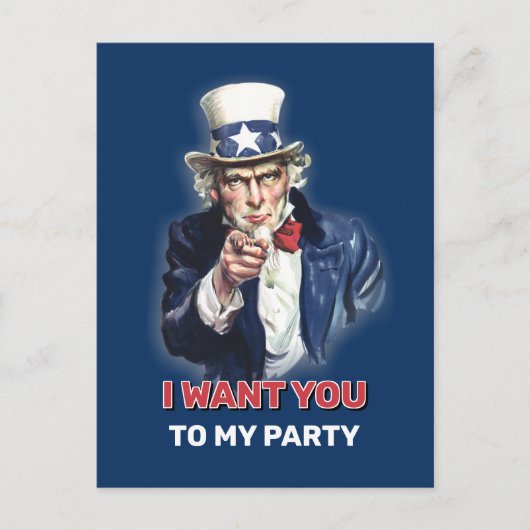 Invitation du parti Oncle Sam (Devant)