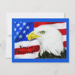 Invitation du parti - Patriotique - "American Prid