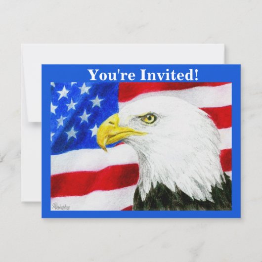 Invitation du parti patriotique - "American Pride" (Devant)