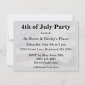 Invitation du parti patriotique - "American Pride" (Dos)