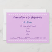 Invitation du parti Pingouin Cute (Dos)