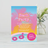 Invitation du parti Pink Bach (Debout devant)