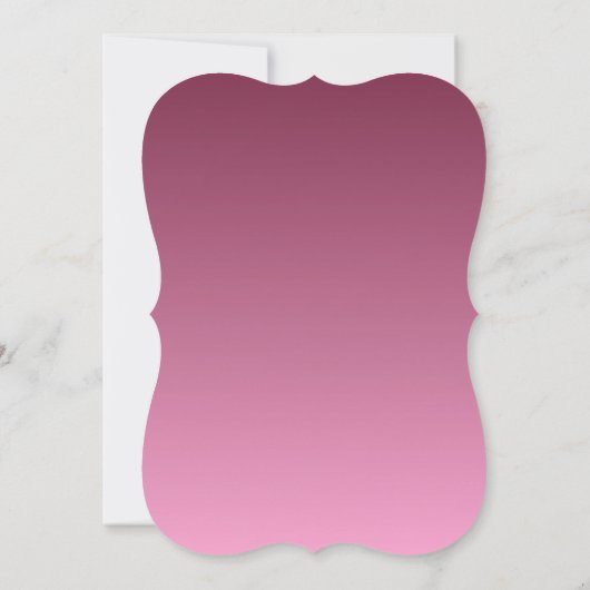 Invitation du parti Pink Neon (Dos)